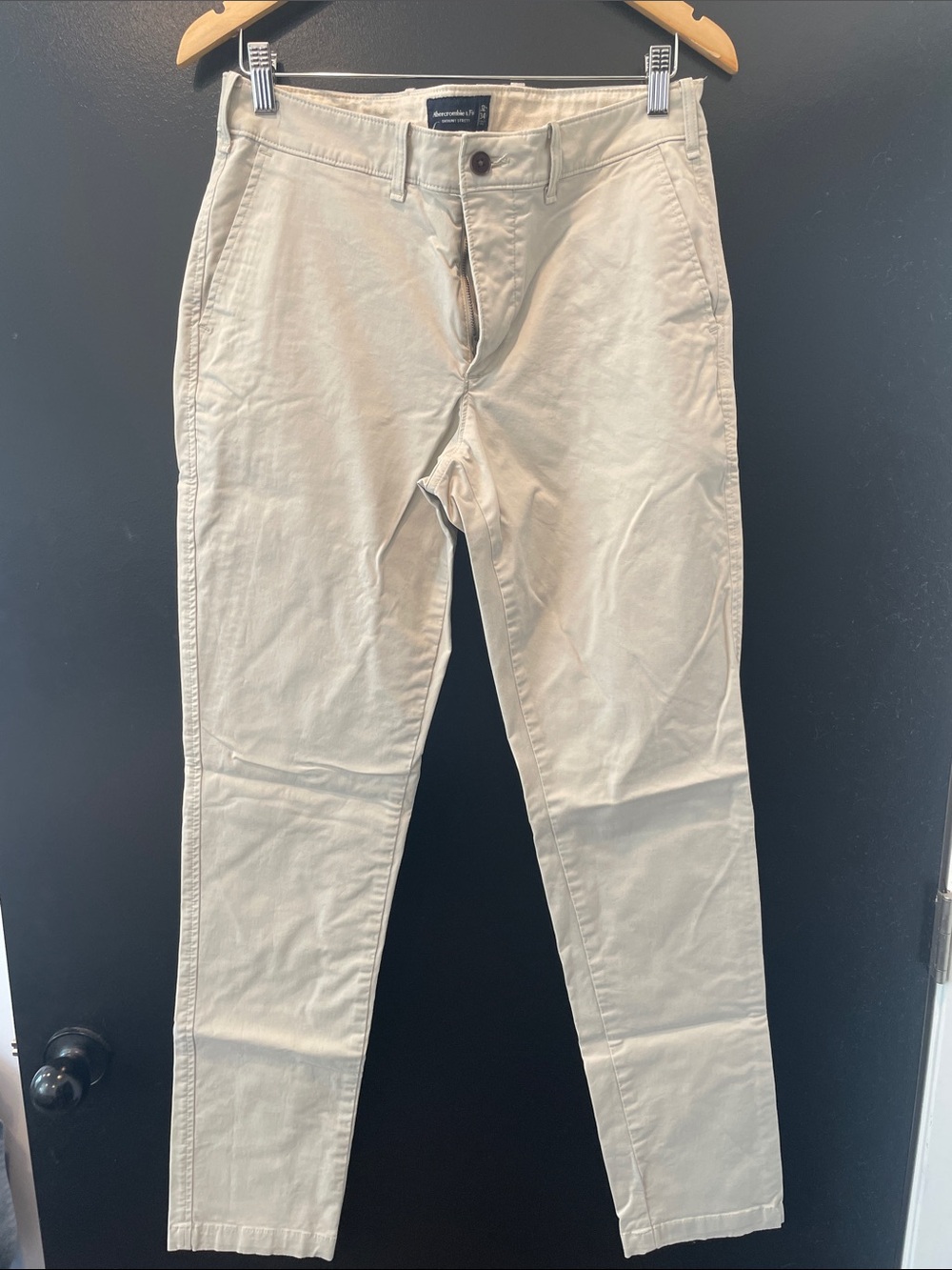 Abercrombie & Fitch Skinny Chinos in Cream 32x34